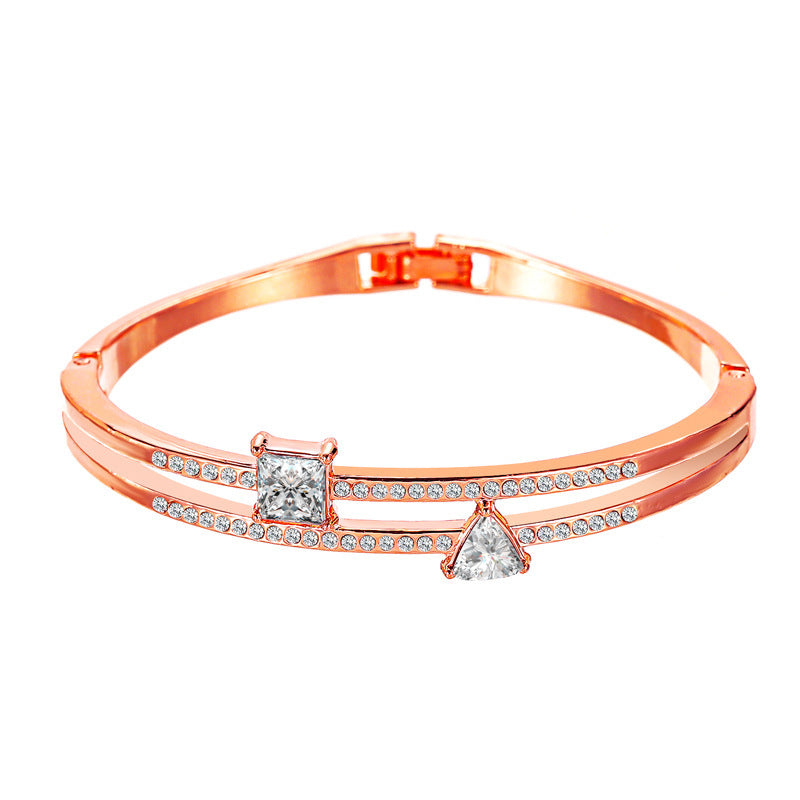 Pulsera Cristal Geométrica Corazón al por mayor